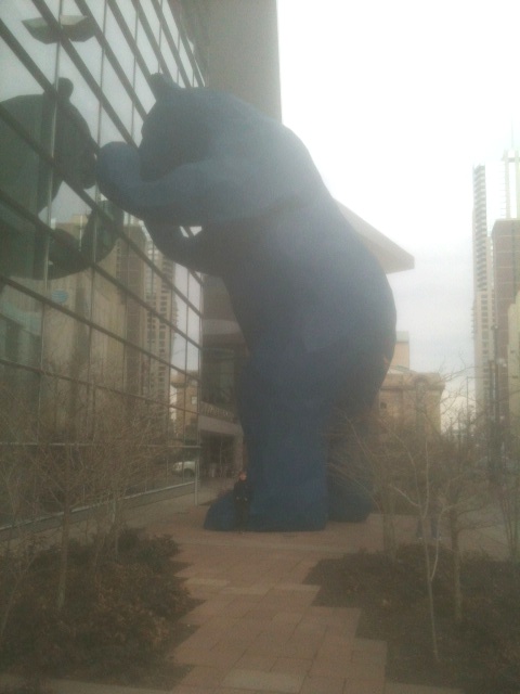 Big Blue Bear - rotate